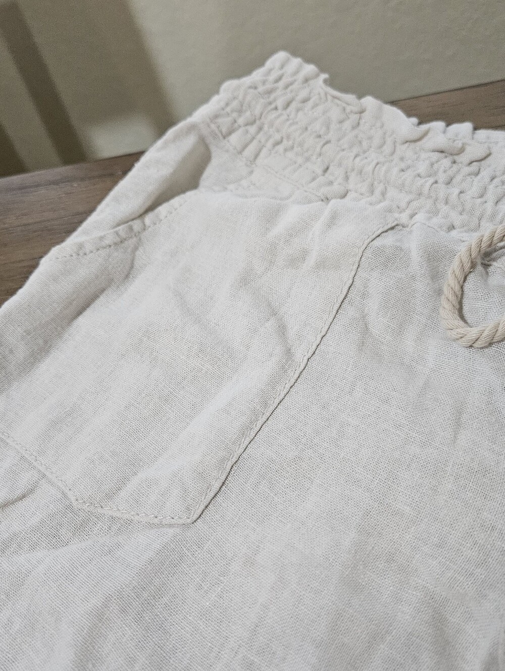 Roxy Pants New Size Medium Cream - Picture 5 of 5